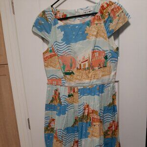 Emily and Fin Claudia dress in Sorrento Summer, size medium